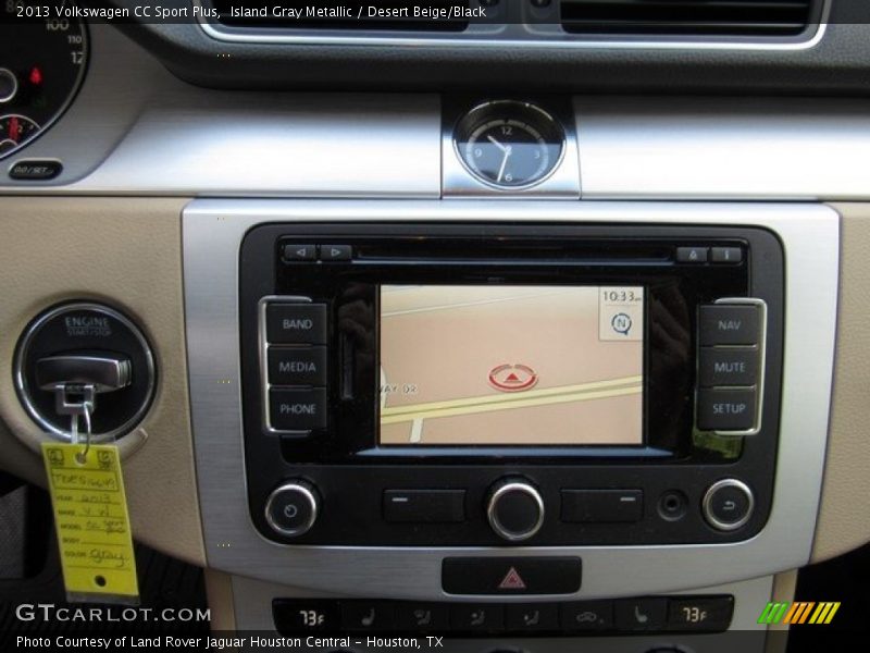 Island Gray Metallic / Desert Beige/Black 2013 Volkswagen CC Sport Plus