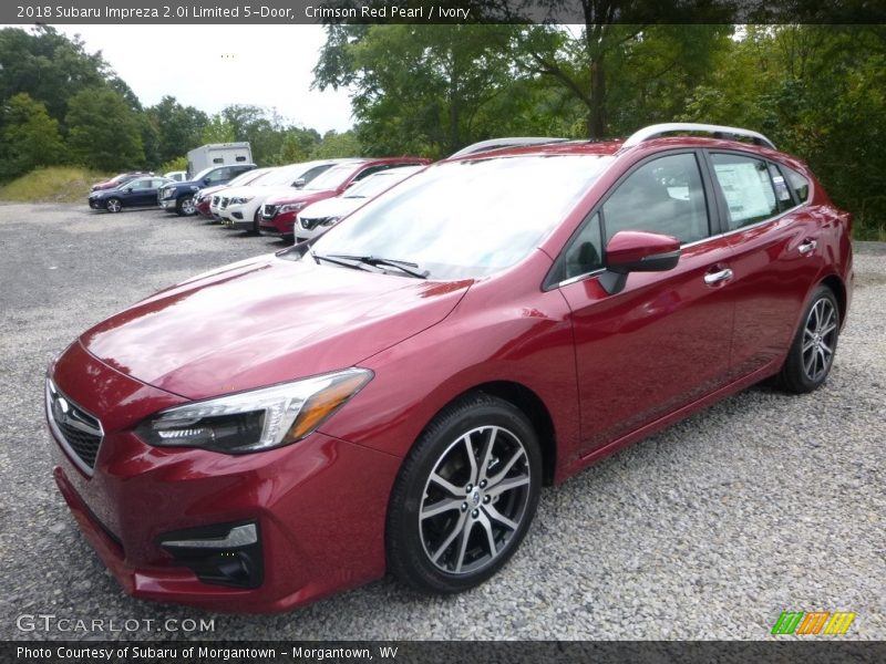 Crimson Red Pearl / Ivory 2018 Subaru Impreza 2.0i Limited 5-Door