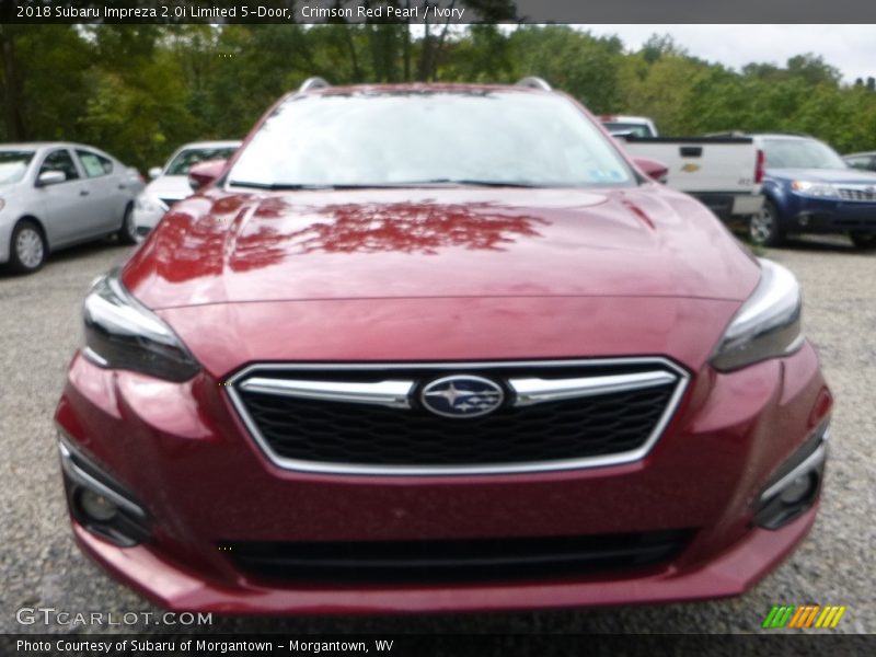 Crimson Red Pearl / Ivory 2018 Subaru Impreza 2.0i Limited 5-Door