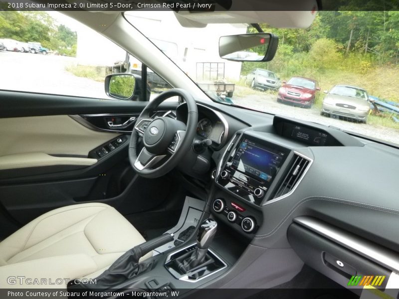Crimson Red Pearl / Ivory 2018 Subaru Impreza 2.0i Limited 5-Door