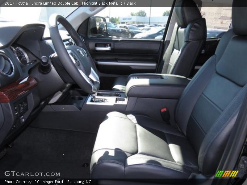 Front Seat of 2017 Tundra Limited Double Cab