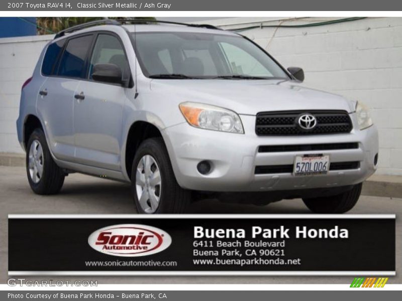 Classic Silver Metallic / Ash Gray 2007 Toyota RAV4 I4