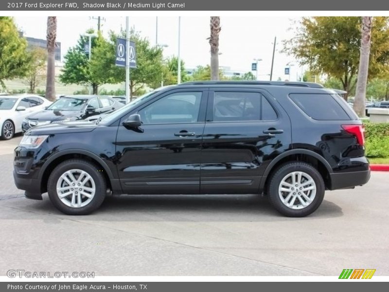 Shadow Black / Medium Light Camel 2017 Ford Explorer FWD