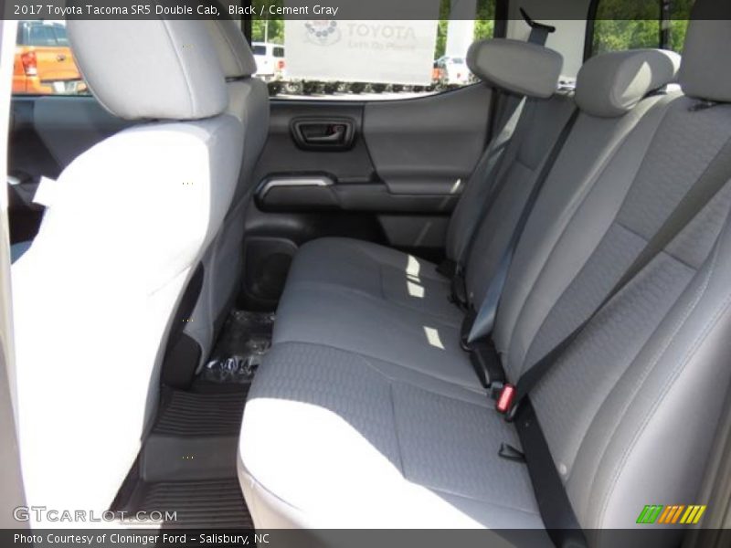 Black / Cement Gray 2017 Toyota Tacoma SR5 Double Cab