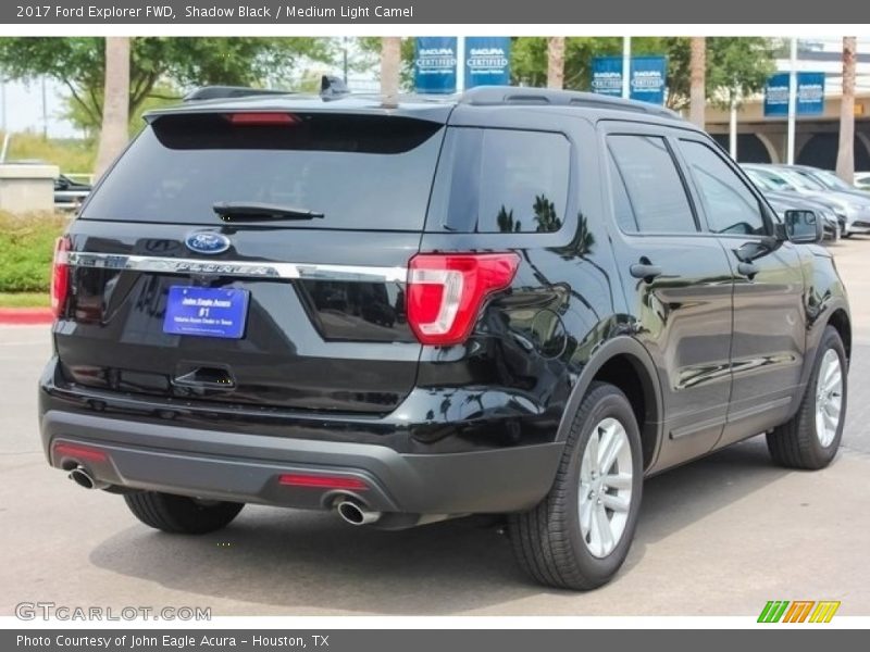 Shadow Black / Medium Light Camel 2017 Ford Explorer FWD