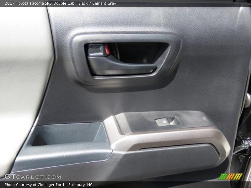Black / Cement Gray 2017 Toyota Tacoma SR5 Double Cab
