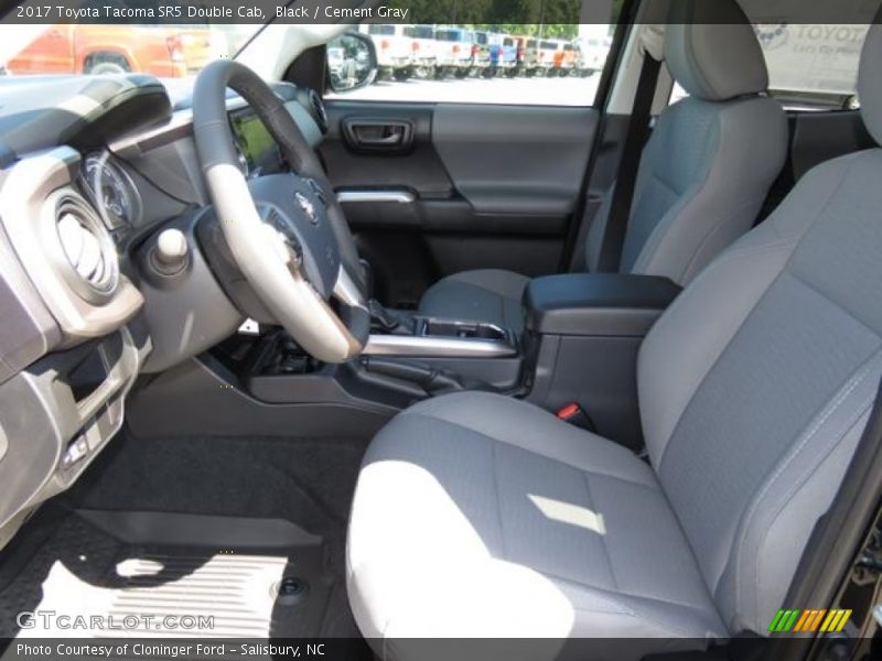 Black / Cement Gray 2017 Toyota Tacoma SR5 Double Cab