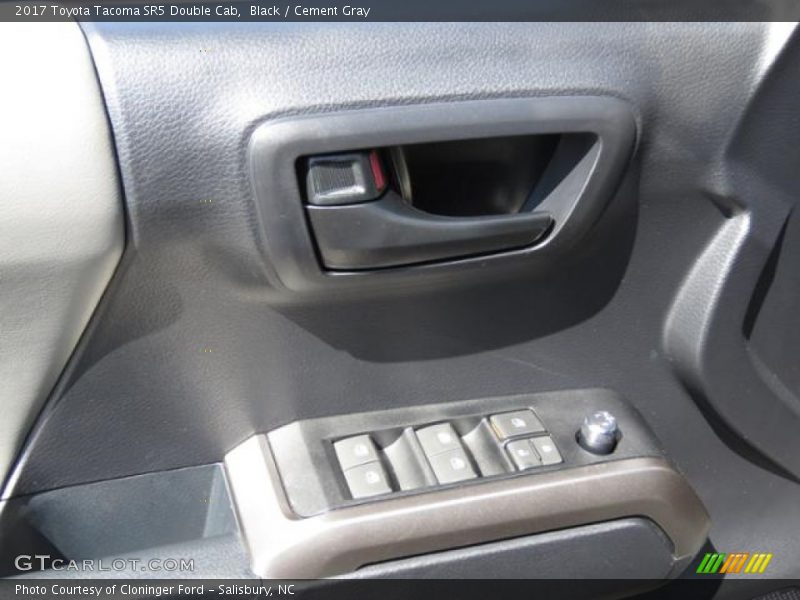 Black / Cement Gray 2017 Toyota Tacoma SR5 Double Cab