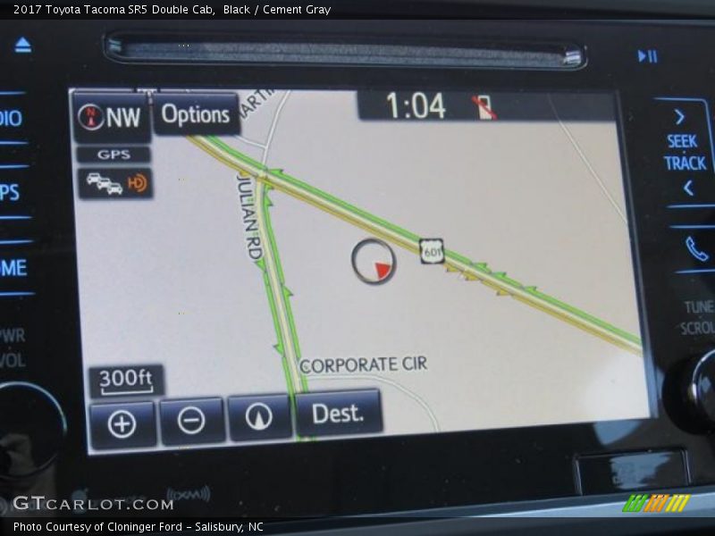 Black / Cement Gray 2017 Toyota Tacoma SR5 Double Cab