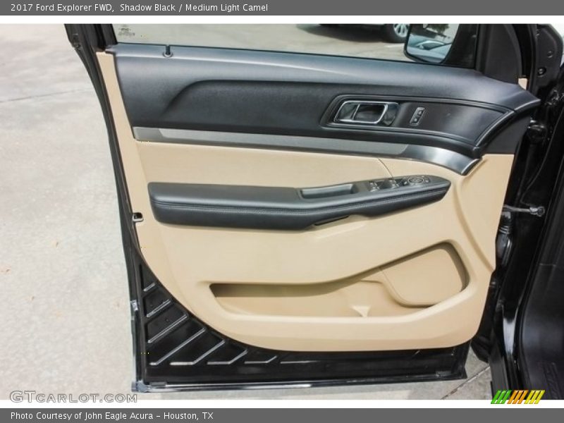 Shadow Black / Medium Light Camel 2017 Ford Explorer FWD