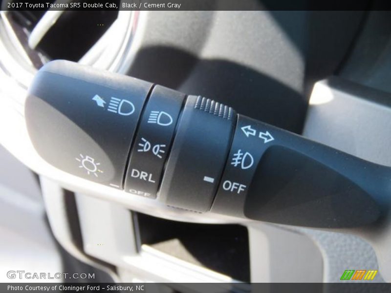 Black / Cement Gray 2017 Toyota Tacoma SR5 Double Cab