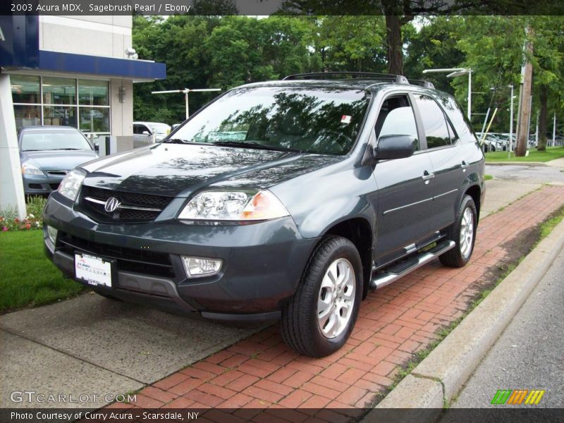 Sagebrush Pearl / Ebony 2003 Acura MDX
