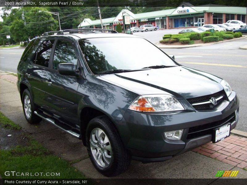 Sagebrush Pearl / Ebony 2003 Acura MDX