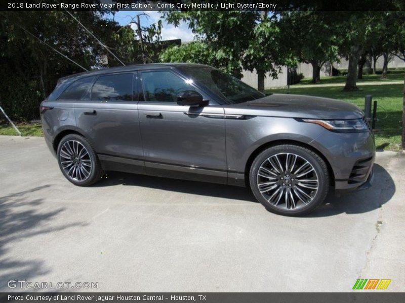 Corris Grey Metallic / Light Oyster/Ebony 2018 Land Rover Range Rover Velar First Edition