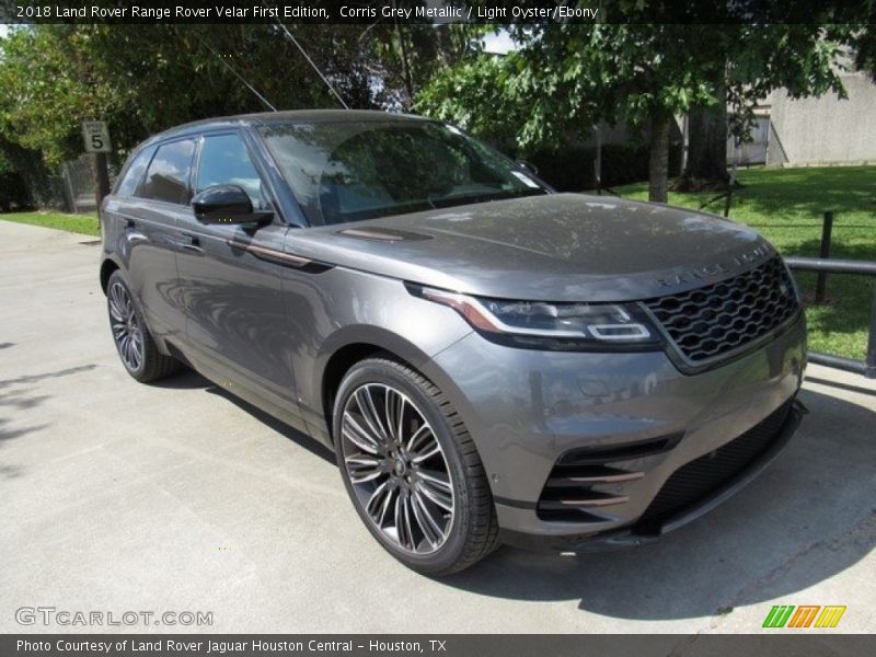 Corris Grey Metallic / Light Oyster/Ebony 2018 Land Rover Range Rover Velar First Edition