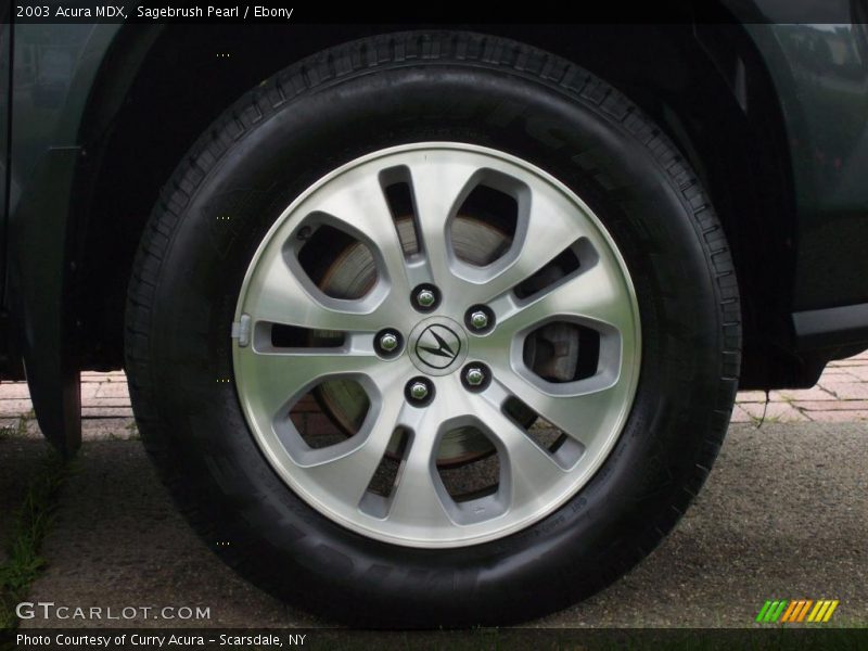 Sagebrush Pearl / Ebony 2003 Acura MDX