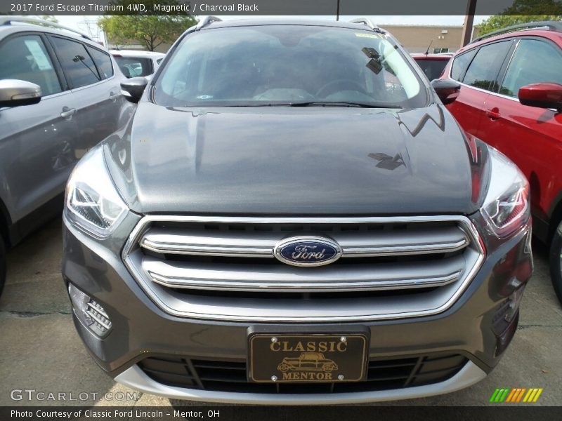 Magnetic / Charcoal Black 2017 Ford Escape Titanium 4WD