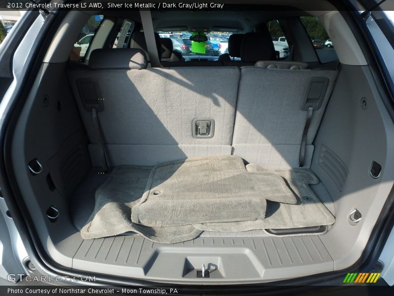 Silver Ice Metallic / Dark Gray/Light Gray 2012 Chevrolet Traverse LS AWD