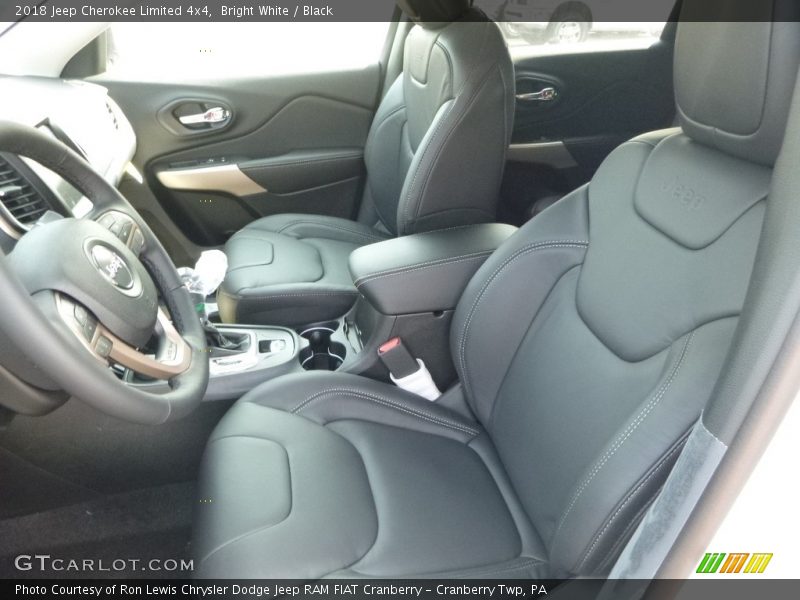 Bright White / Black 2018 Jeep Cherokee Limited 4x4