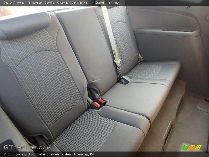 Silver Ice Metallic / Dark Gray/Light Gray 2012 Chevrolet Traverse LS AWD