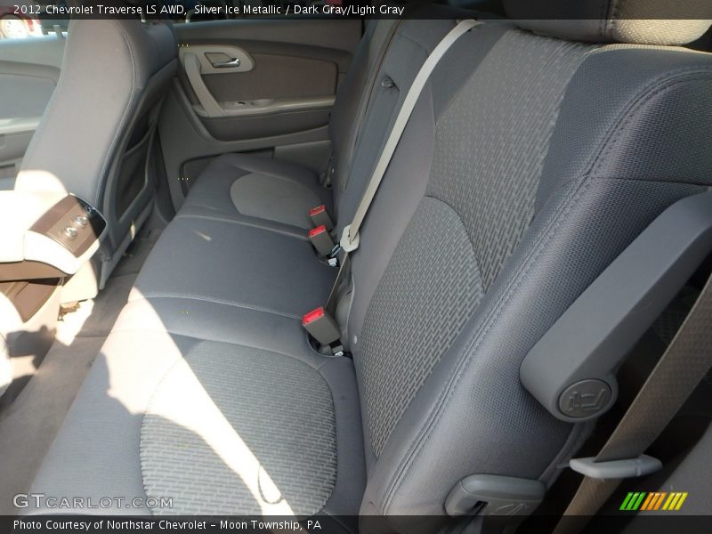 Silver Ice Metallic / Dark Gray/Light Gray 2012 Chevrolet Traverse LS AWD