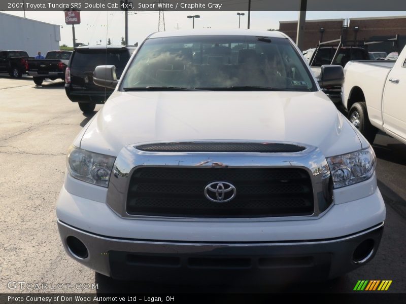 Super White / Graphite Gray 2007 Toyota Tundra SR5 Double Cab 4x4