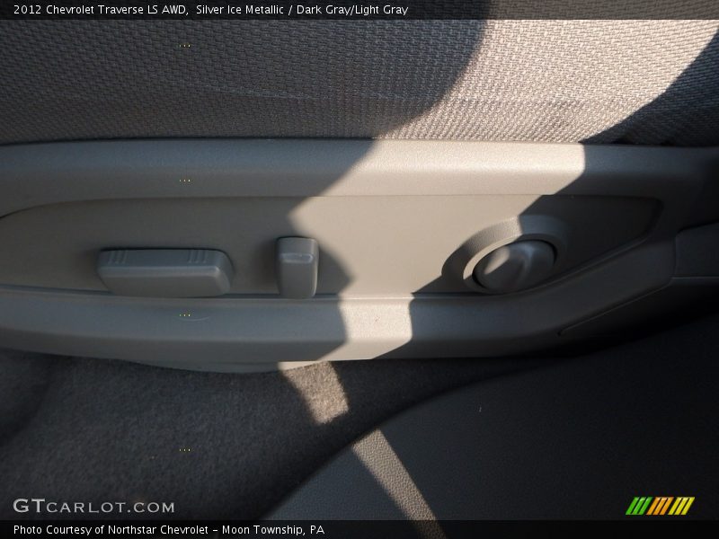Silver Ice Metallic / Dark Gray/Light Gray 2012 Chevrolet Traverse LS AWD