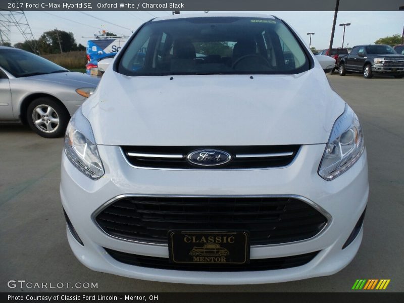 Oxford White / Charcoal Black 2017 Ford C-Max Hybrid SE