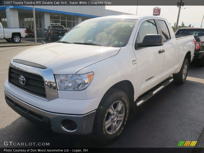 Super White / Graphite Gray 2007 Toyota Tundra SR5 Double Cab 4x4