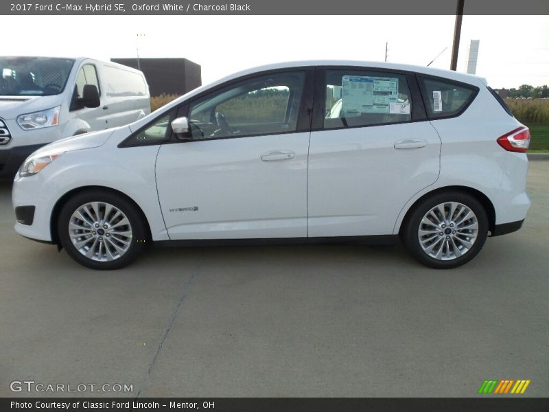 Oxford White / Charcoal Black 2017 Ford C-Max Hybrid SE