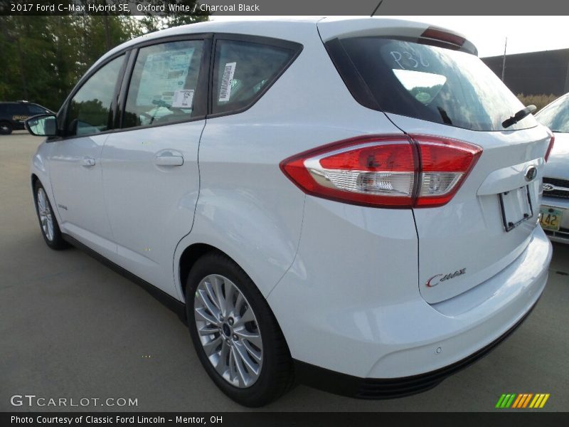 Oxford White / Charcoal Black 2017 Ford C-Max Hybrid SE