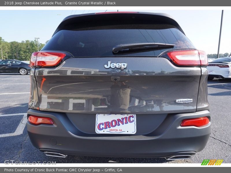 Granite Crystal Metallic / Black 2018 Jeep Cherokee Latitude Plus