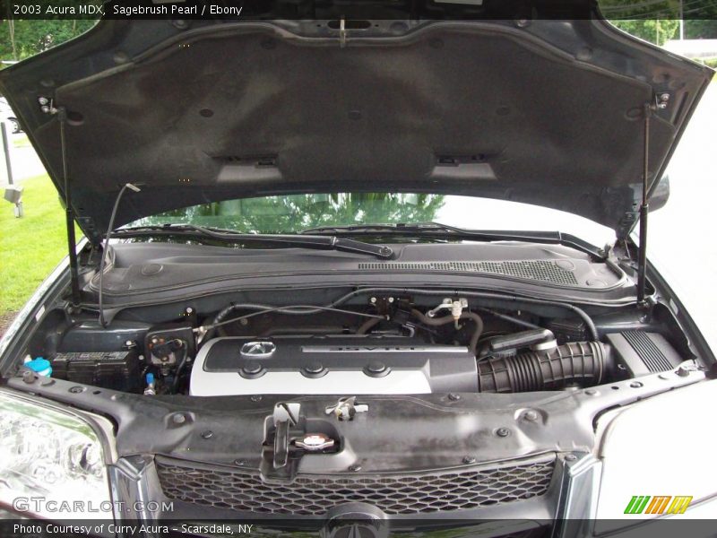 Sagebrush Pearl / Ebony 2003 Acura MDX