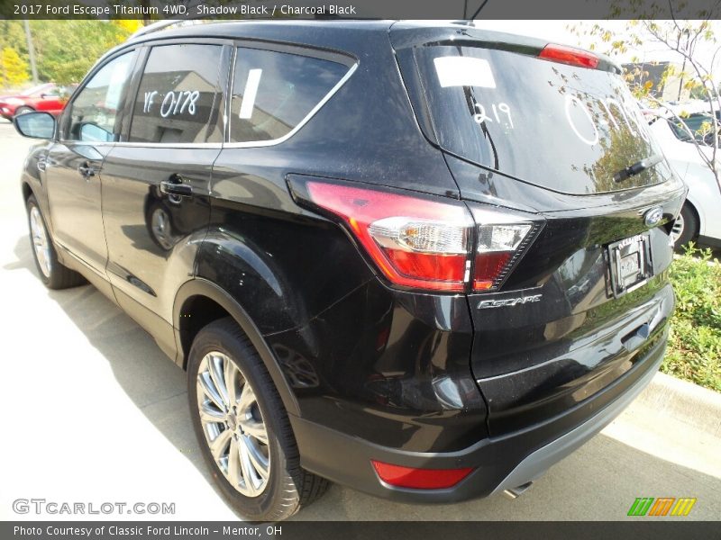 Shadow Black / Charcoal Black 2017 Ford Escape Titanium 4WD