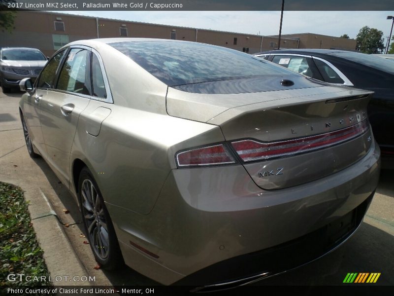 Palladium White Gold / Cappuccino 2017 Lincoln MKZ Select