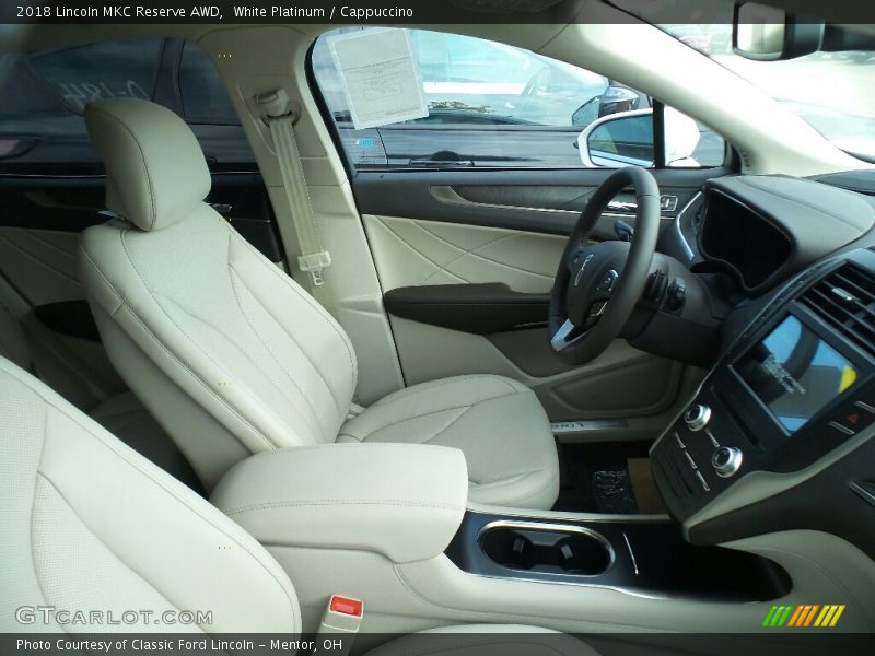  2018 MKC Reserve AWD Cappuccino Interior
