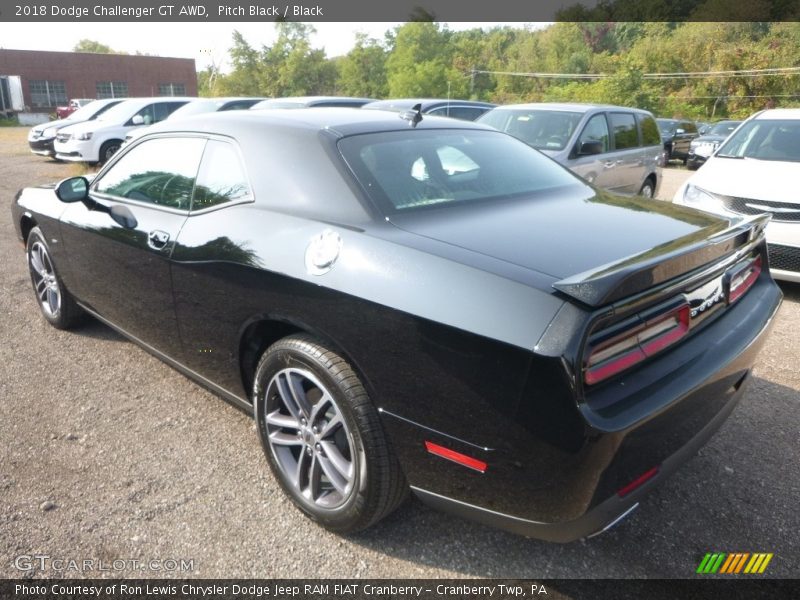 Pitch Black / Black 2018 Dodge Challenger GT AWD