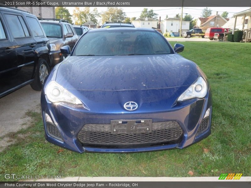 Ultramarine Blue / Black/Red Accents 2013 Scion FR-S Sport Coupe