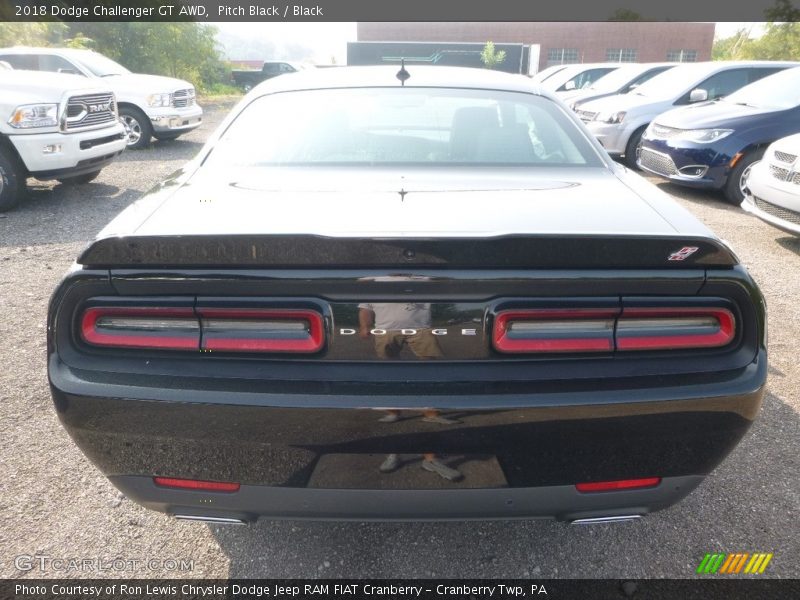 Pitch Black / Black 2018 Dodge Challenger GT AWD