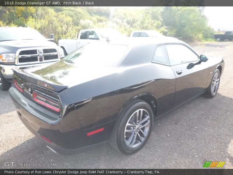 Pitch Black / Black 2018 Dodge Challenger GT AWD