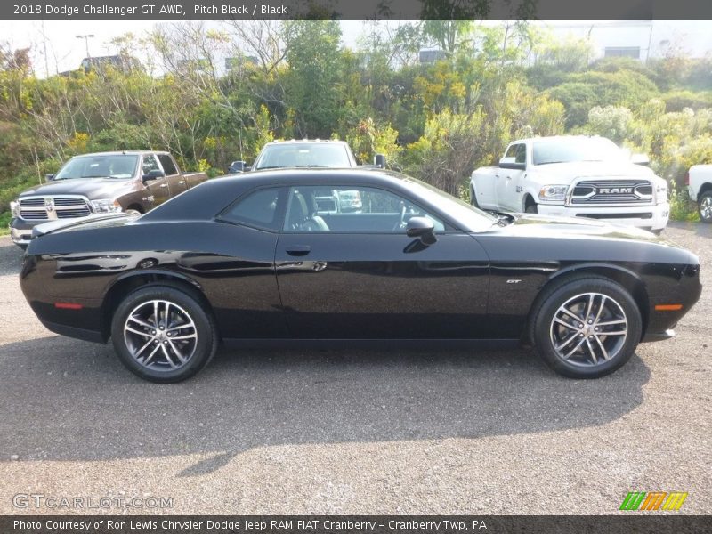 Pitch Black / Black 2018 Dodge Challenger GT AWD