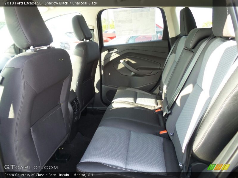 Rear Seat of 2018 Escape SE