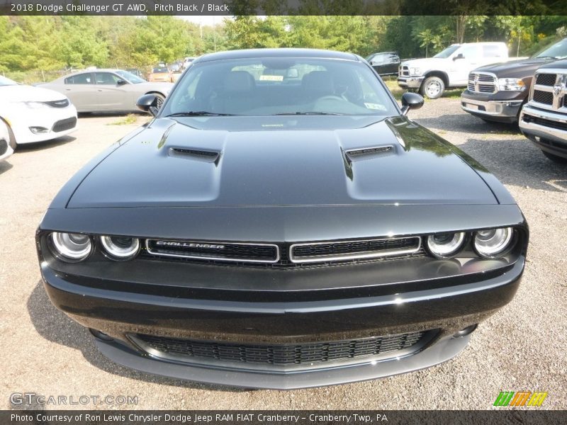 Pitch Black / Black 2018 Dodge Challenger GT AWD