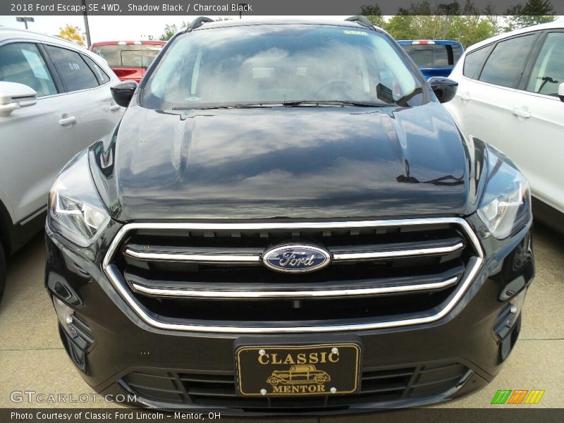 Shadow Black / Charcoal Black 2018 Ford Escape SE 4WD