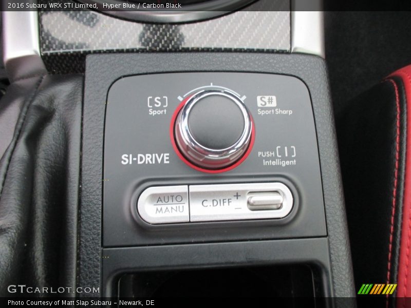 Controls of 2016 WRX STI Limited