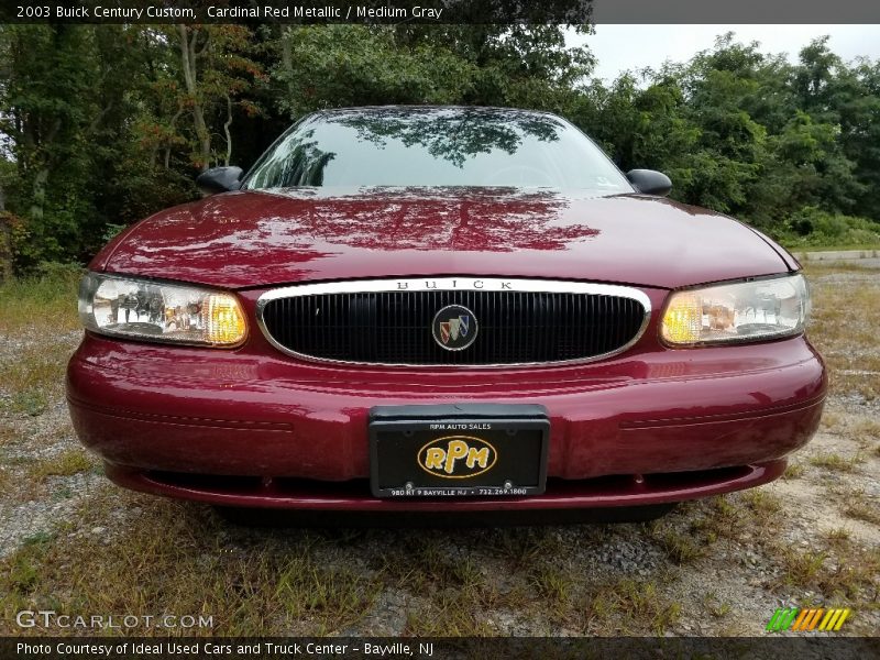 Cardinal Red Metallic / Medium Gray 2003 Buick Century Custom
