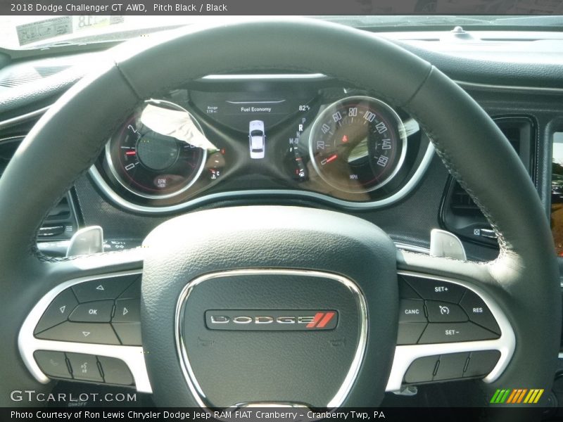 Pitch Black / Black 2018 Dodge Challenger GT AWD