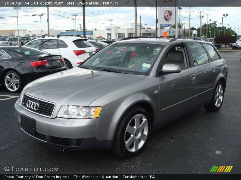 Steel Grey Metallic / Platinum 2004 Audi A4 1.8T quattro Avant