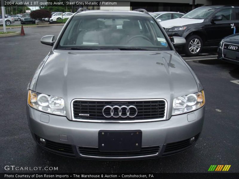 Steel Grey Metallic / Platinum 2004 Audi A4 1.8T quattro Avant