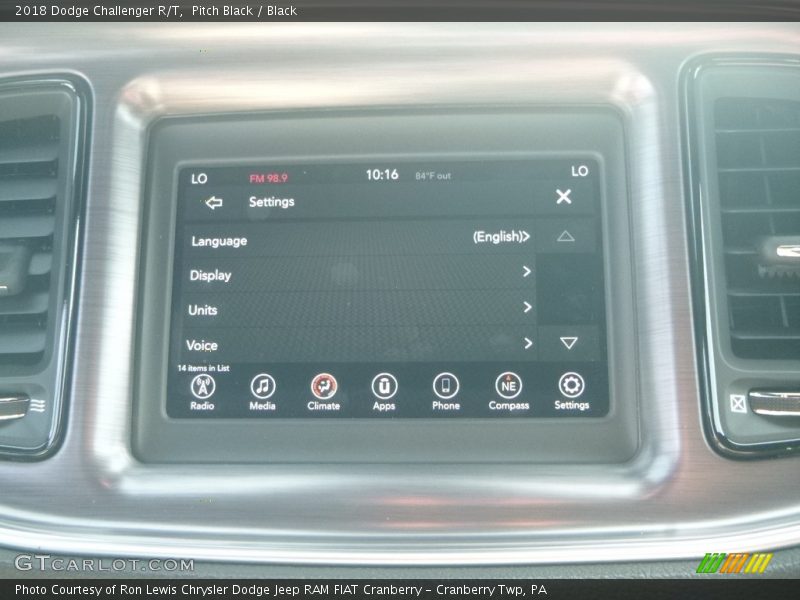 Pitch Black / Black 2018 Dodge Challenger R/T